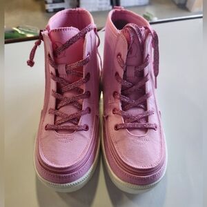 💕New BILLY Footwear Girls' Haring Essential High Top Sneakers Pink 4
